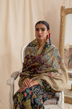 Lotus Kalamkari  Saree