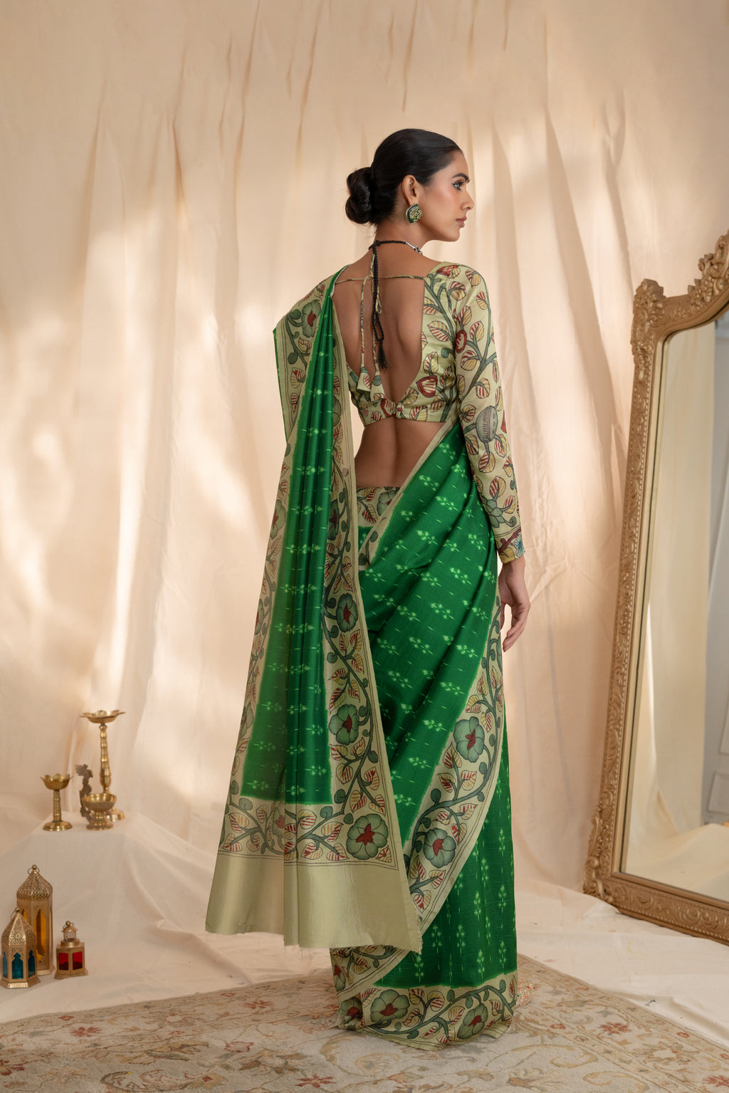 Pearl Fusion (Traditional) Saree