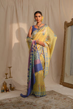Golden Fusion (Traditional)Saree