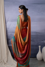 Timeless Gold Luxe Saree