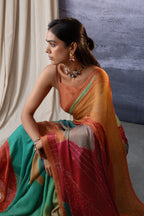 Timeless Gold Luxe Saree