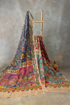 Emerald Kalamkari Saree