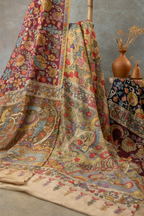 Lotus Kalamkari  Saree